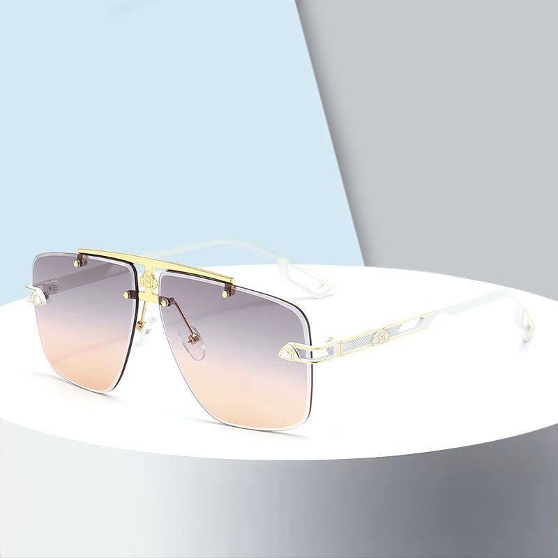 Amory Randlose Sonnenbrille mit Farbverlauf
